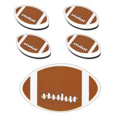 Bluemato 白板擦 磁鐵 5入, 橄欖球