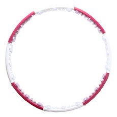 Spobank 腰部訓練呼拉圈, 2.4kg, 紫色 白色, 1個