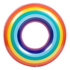 SWIM ABOUT 造型充氣泳圈, 彩虹