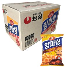 농심 미니양파링 탄두리치킨맛, 80g, 16개