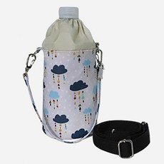 블레싱포유 물병파우치 + 크로스끈, 스카이버블, 1개