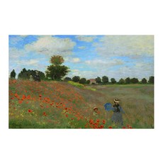 Integrity廚房藝術板 莫內 阿爾讓特伊附近田野的虞美人花, 1個