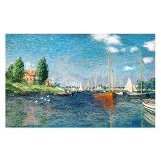 Integrity廚房藝術板 莫內 阿讓特伊的紅船, 1個