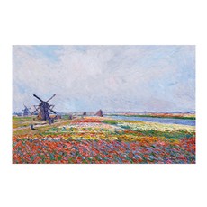 Integrity廚房藝術板 莫內 海牙的鬱金香田, 1個