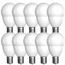 WOOREE 長壽命 LED 迷你氪氣燈泡 5W 17 底座, 黃光色, 10片