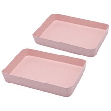 핑크망고 다용도 주방 서랍 정리함 C세트, 핑크, 2개