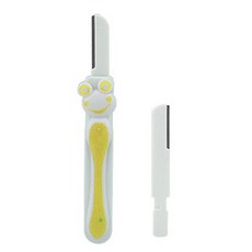 이코디 큐티 개구리 눈썹칼 세트, 옐로우, 1세트