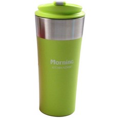KITCHEN FLOWER Morninc雙層不鏽鋼保溫瓶, 綠色