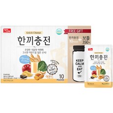 엄마사랑 한끼충전 아몬드 선식 30g x 10p + 보틀, 1세트, 300g