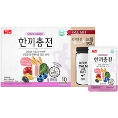 엄마사랑 한끼충전 블루베리 선식 30g x 10p + 보틀, 1세트, 300g