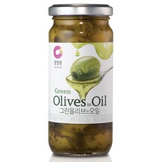 청정원 그린올리브 인 오일, 210g, 1개