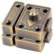 선반나라 사각 원터치 오도시 엔틱 잠금장치 C645, 2개입