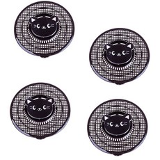 THE ZAKKA 動物造型過濾網 黑色, 4件