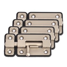 선반나라 꼬마오도시 실버 잠금장치(소), 4개입