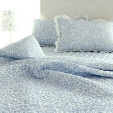 눈꽃송이 리플 여름이불, 블루