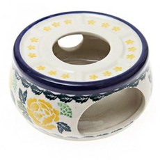 아티스티나 폴란드그릇 AT 옐로우로즈 워머, 혼합 색상, 1개