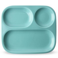 DOHO 幼童3格餐盤, 單品, 薄荷綠