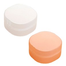 旅行肥皂盒 白色+橘色, 1套