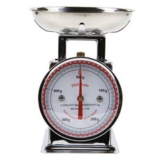 덜튼 0.5kg 주방저울, 크롬