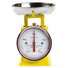 덜튼 0.5kg 주방저울, 노랑