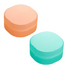 리버그린 여행용 비누케이스, 오렌지 + 그린, 1세트