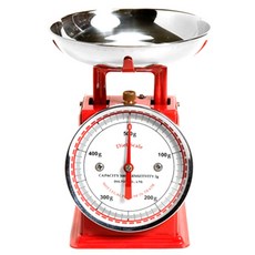 덜튼 0.5kg 주방저울, 레드