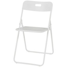 마켓비 FLOWERPUNCH 접이식 의자, 화이트, 1개
