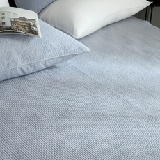 taccatacca 可水洗素色棉毯, Sky