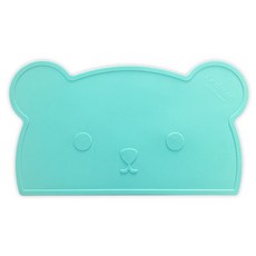 Le Detail 熊造型餐墊, 薄荷色, 1個