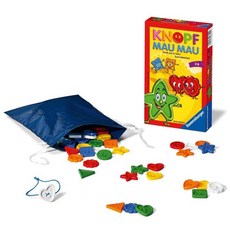 라벤스부르거 미니마우마우단추 보드게임, 혼합 색상, 1개