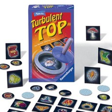 라벤스부르거 미니 마술팽이 보드게임, 혼합 색상, 1개