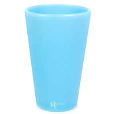 실리파인트 맥주잔 블루 야광, 1개