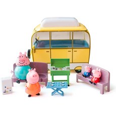 페파피그 캠핑밴 인형집 세트, 혼합 색상, 1개