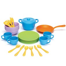 green toys 廚師和用餐套組, 混色, 1組