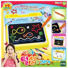 미술만세 알록달록 털실로 그리기 자석보드, 혼합 색상, 1개