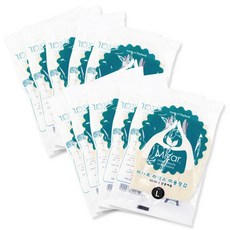 Mizar 乳膠多用途手套, 象牙白, 大(L), 10個