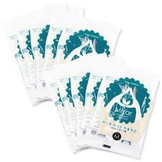 Mizar 乳膠多用途手套, 象牙白, 中(M), 10個