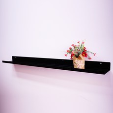 Lino 鋼製壁掛置物架 Road, IR06（黑色）