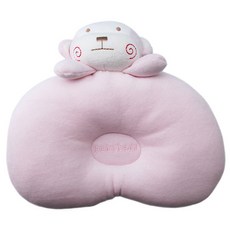 베이비베어 몽키 짱구베개, 핑크, 1개
