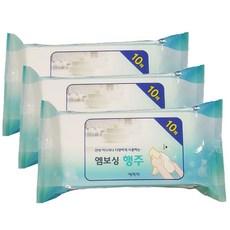 에파타클린업 프리미엄 엠보싱 행주, 10개입, 3개