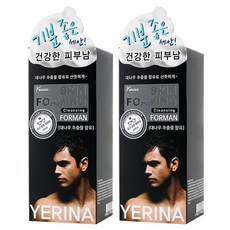 YERINA 男士潔顏身體兩用沐浴露, 500ml, 2入