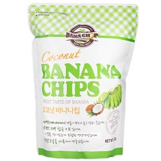 코코넛 바나나 칩, 450g, 1개