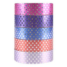 Bluemato 包裝緞帶4 2.8cm opp包裝 5入 設計隨機出貨, 混色, 11m