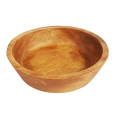 경도산업 아카시아 나무볼 4호 350mm 샐러드볼, 1개