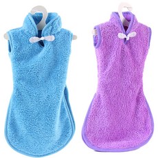 造型廚房擦手巾 2入, 1套, 紫色, 藍色