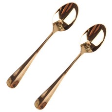 Upper Table餐具甜點用湯匙, 金子, 2件