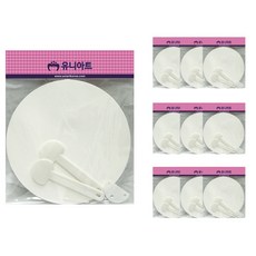 Uniart 1500 強力扇子製作2p, 白色, 10片