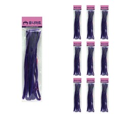 Uniart 一般毛根鐵絲, 紫色, 10個