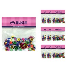 Uniart 1000 亮片珠, 菊花(小), 10入