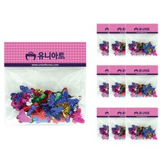 Uniart 1000 亮片珠, 蝴蝶, 10入